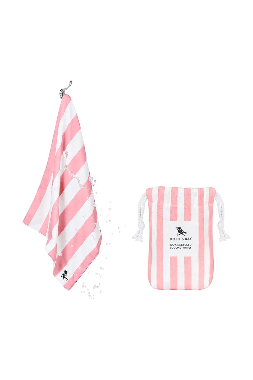 Hladilna brisača Dock & Bay Malibu Pink 69 x 33 cm roza barva, 0