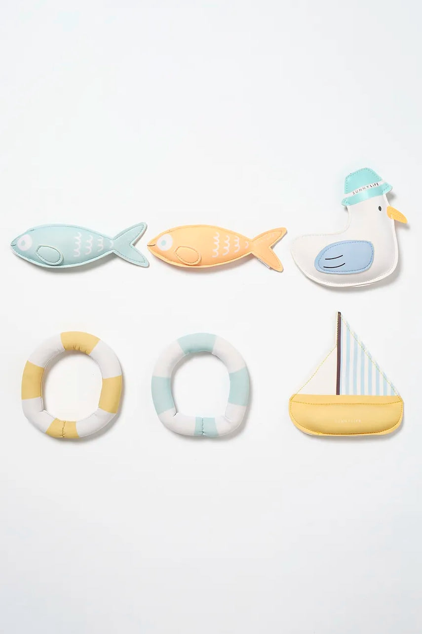 Otroški komplet igrač za v vodo SunnyLife Dive Buddies Cotton Candy Multi 6-pack