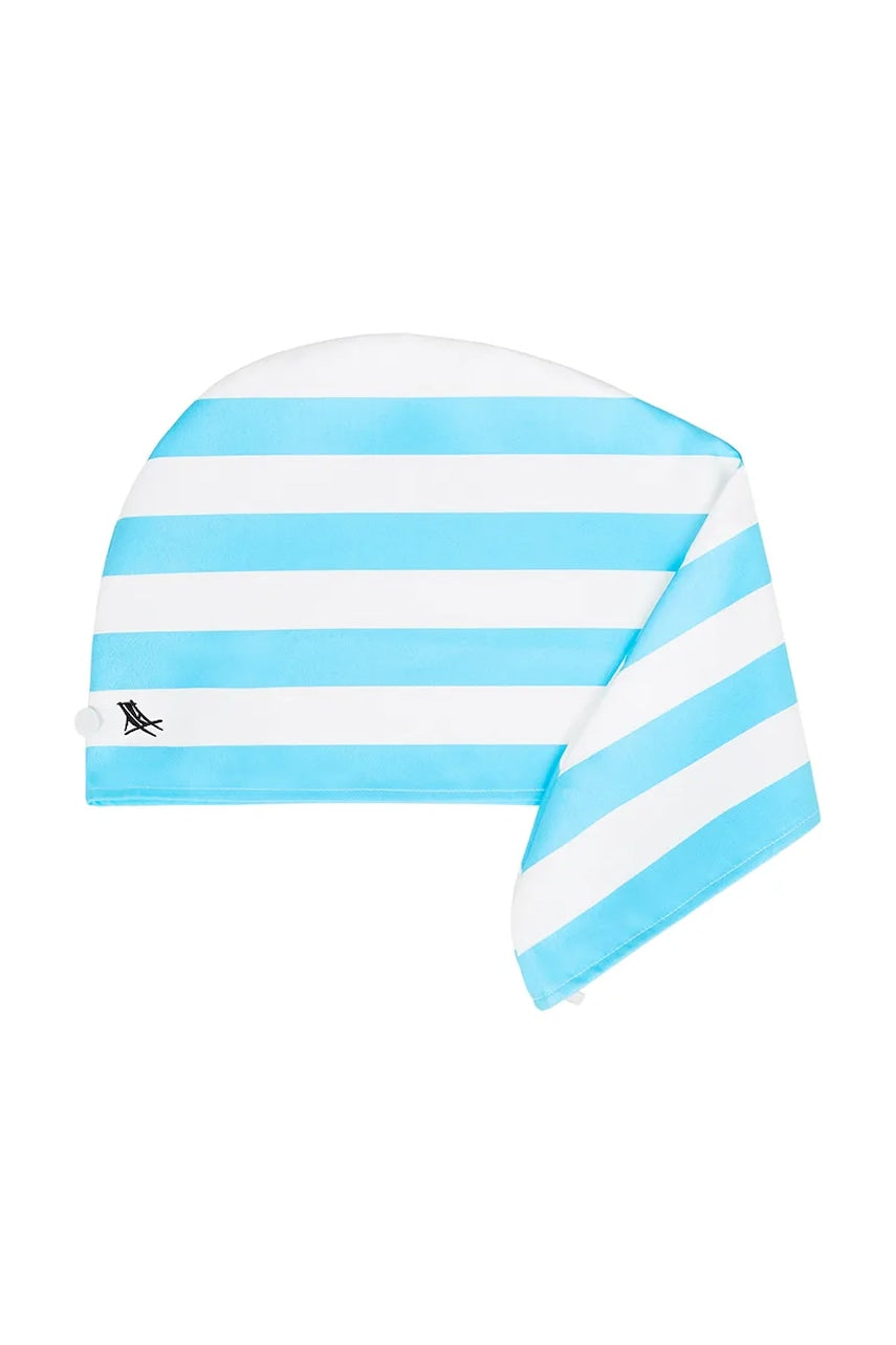 Turban za lase Dock & Bay Tulum Blue