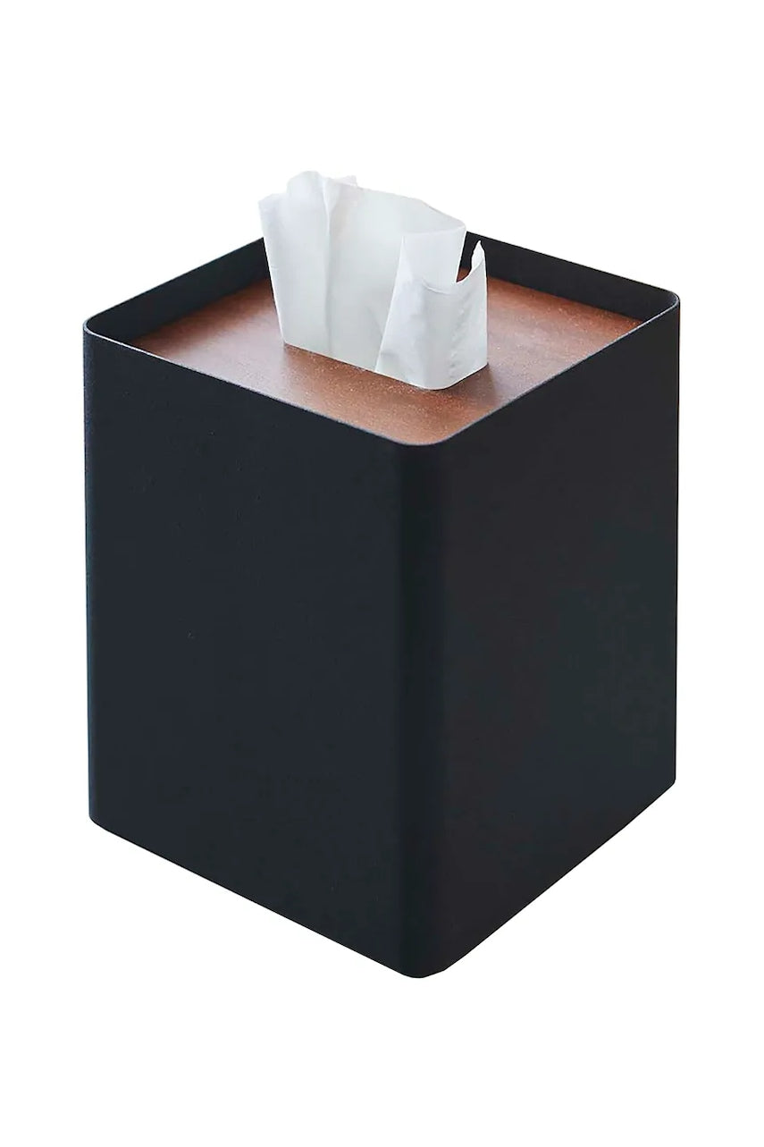 Posoda za robčke Yamazaki črna barva