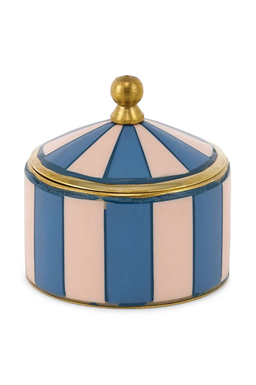 Posoda s pokrovom Doing Goods Bailey Circus Box Blue