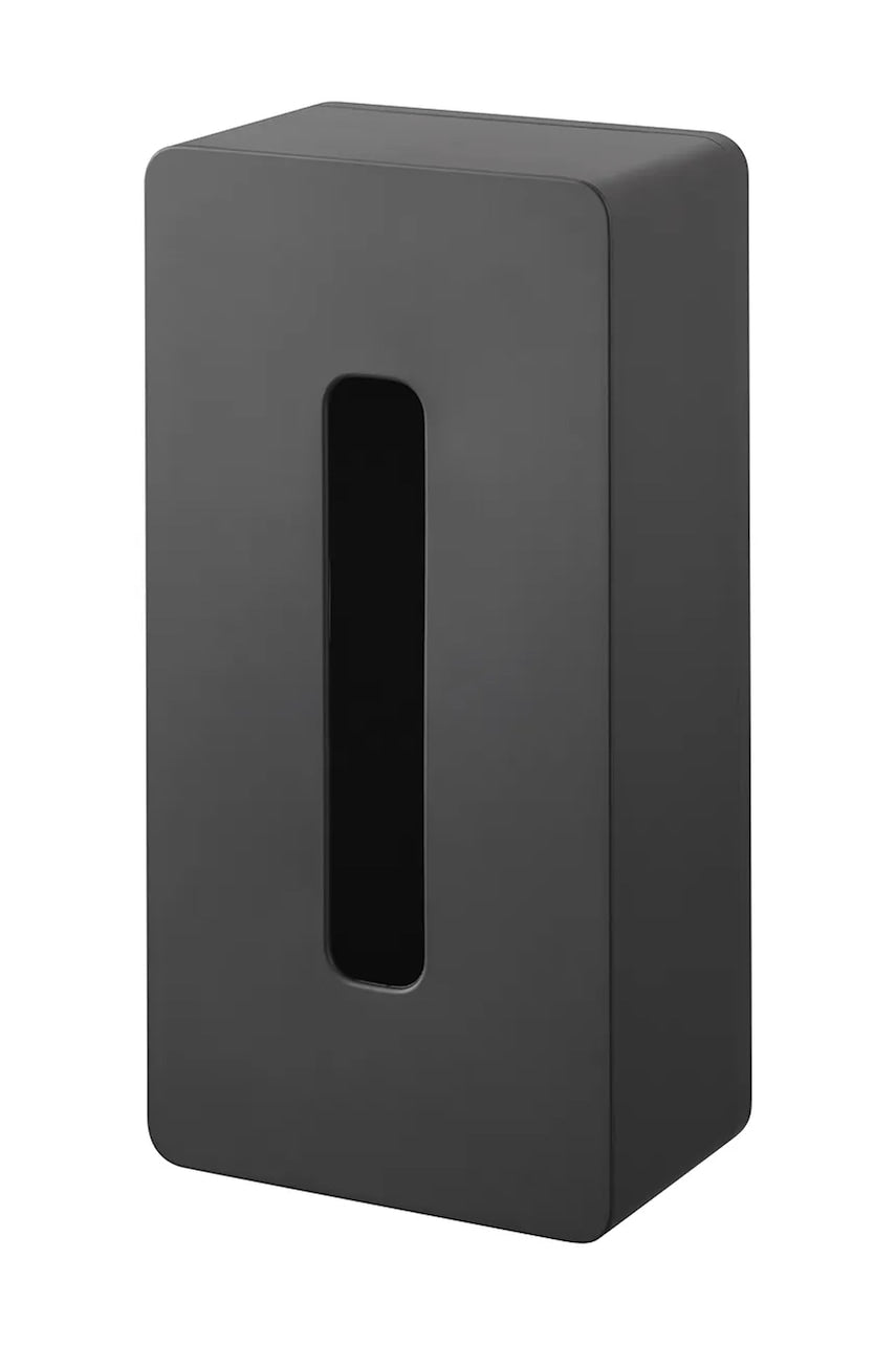 Posoda za robčke Yamazaki Tower 26 x 13 cm črna barva