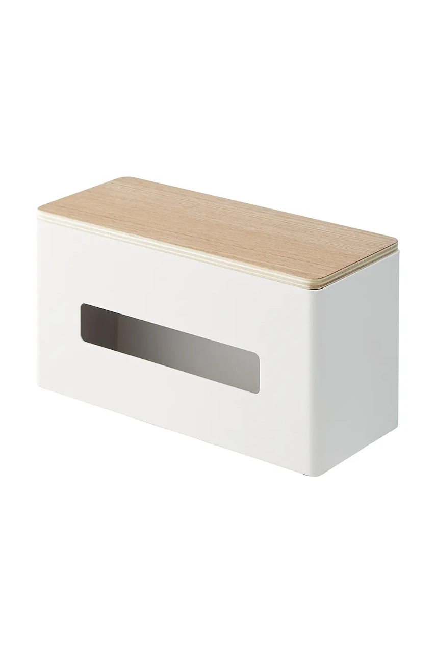 Posoda za robčke Yamazaki bela barva