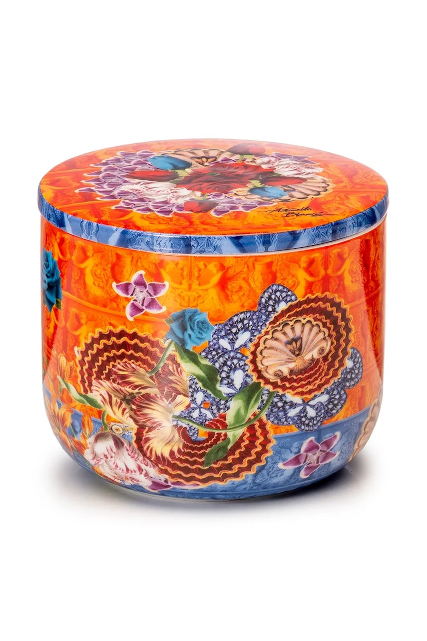 Posoda s pokrovom Palais Royal 12 x 6 cm oranžna barva