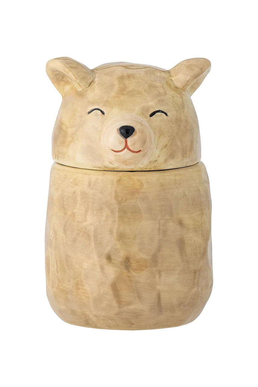 Posoda s pokrovom Bloomingville Puk 145 ml rjava barva