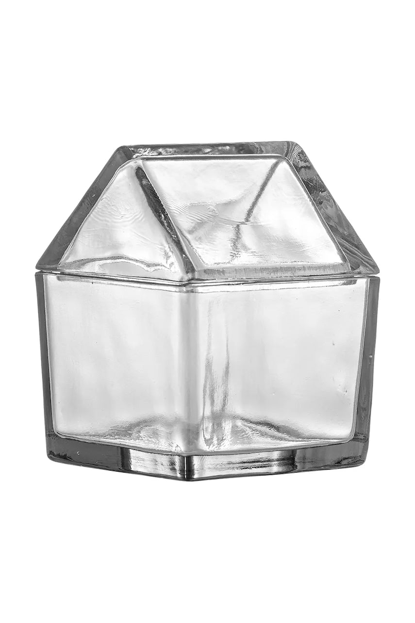 Posoda s pokrovom Bloomingville Elius 550 ml prozorna barva