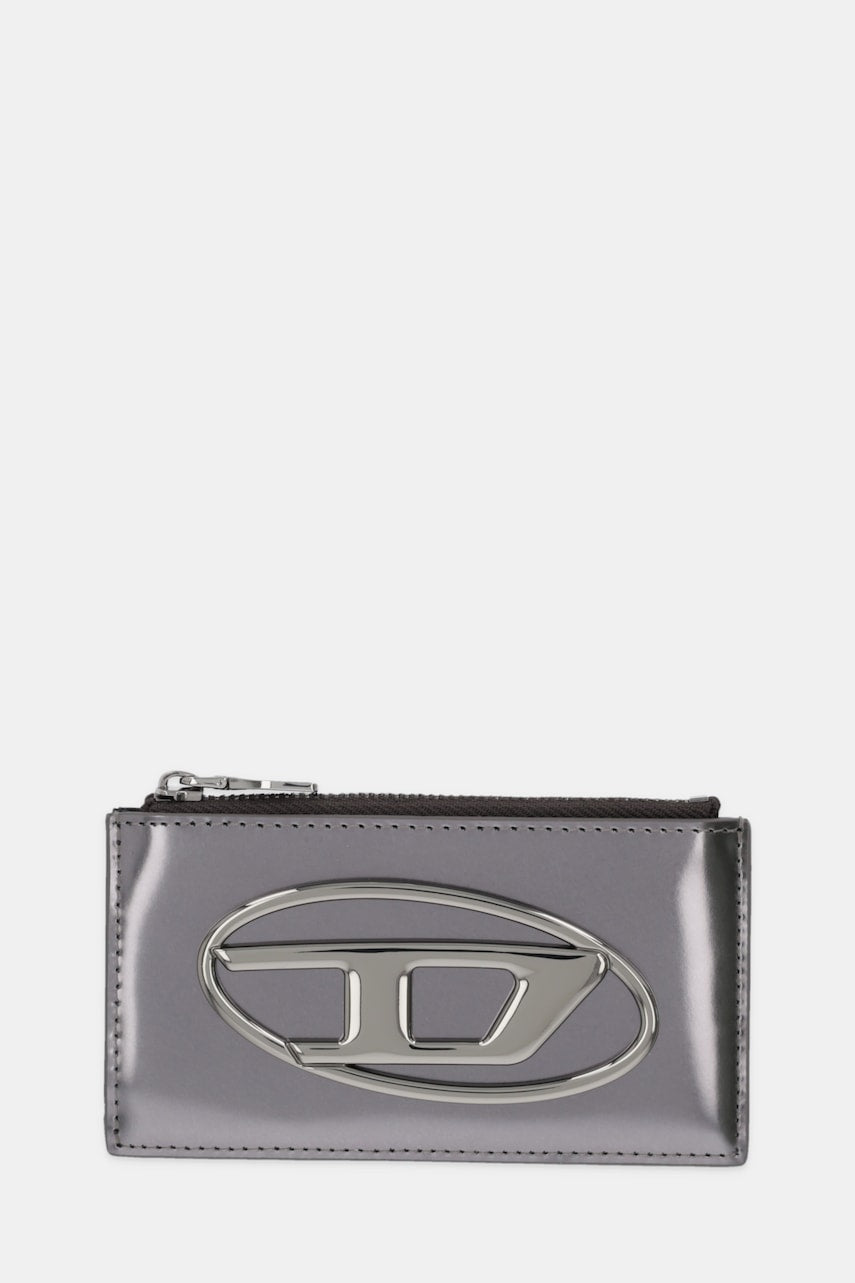 Kožni novčanik Diesel 1DR 1DR CARD HOLDER III boja: siva, X10270.PS202