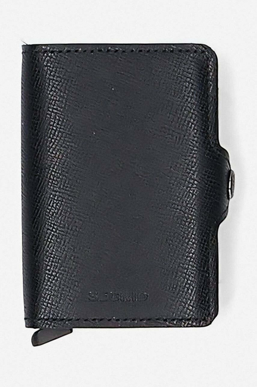 Denarnica Secrid Twinwallet Crisple TC-BLACK črna barva