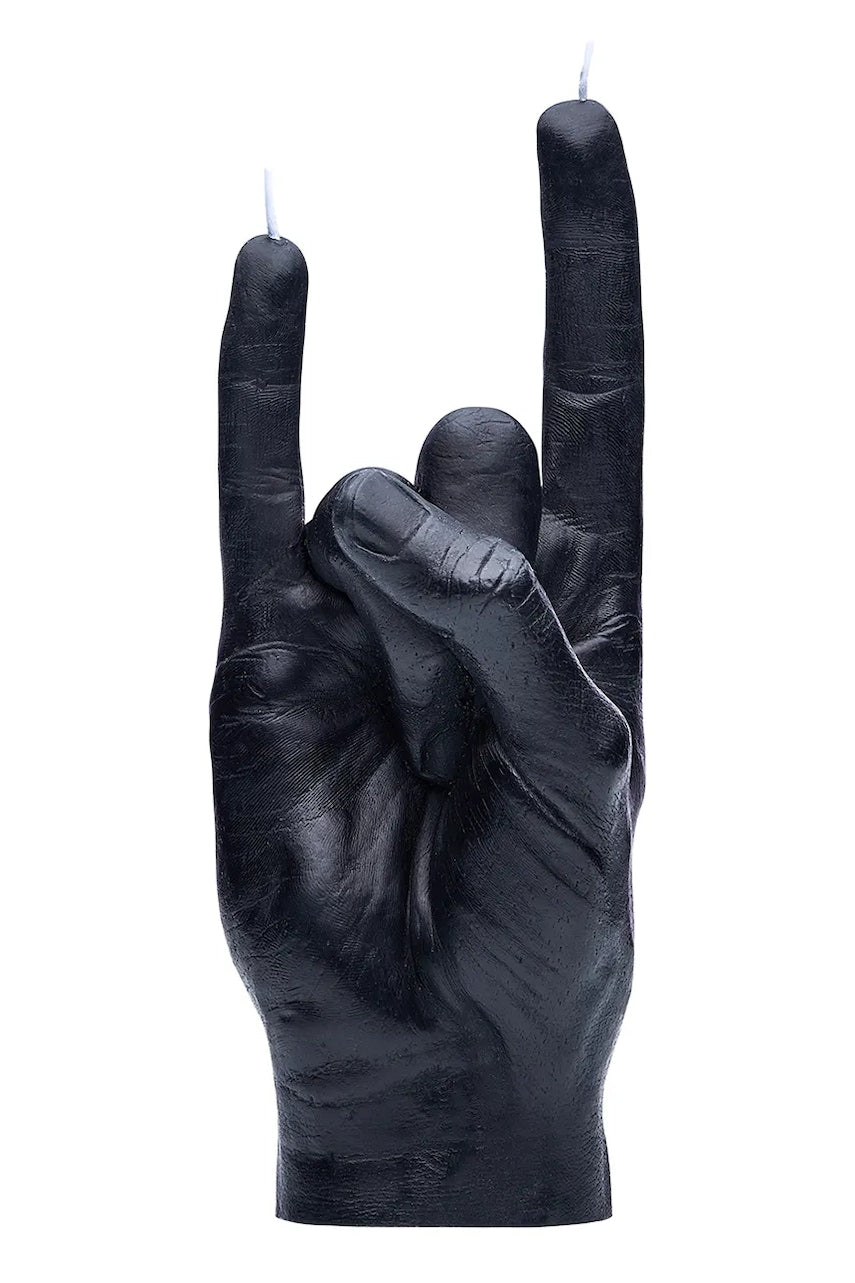 Ukrasna svijeća CandleHand You Rock 310 g boja: crna