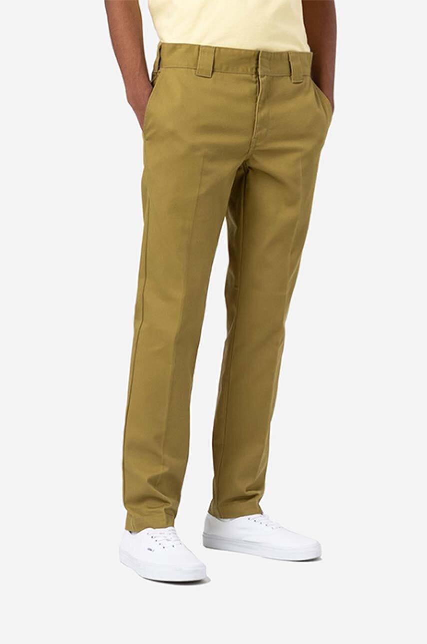 Hlače Dickies 872 Work Pant Rec moške, zelena barva