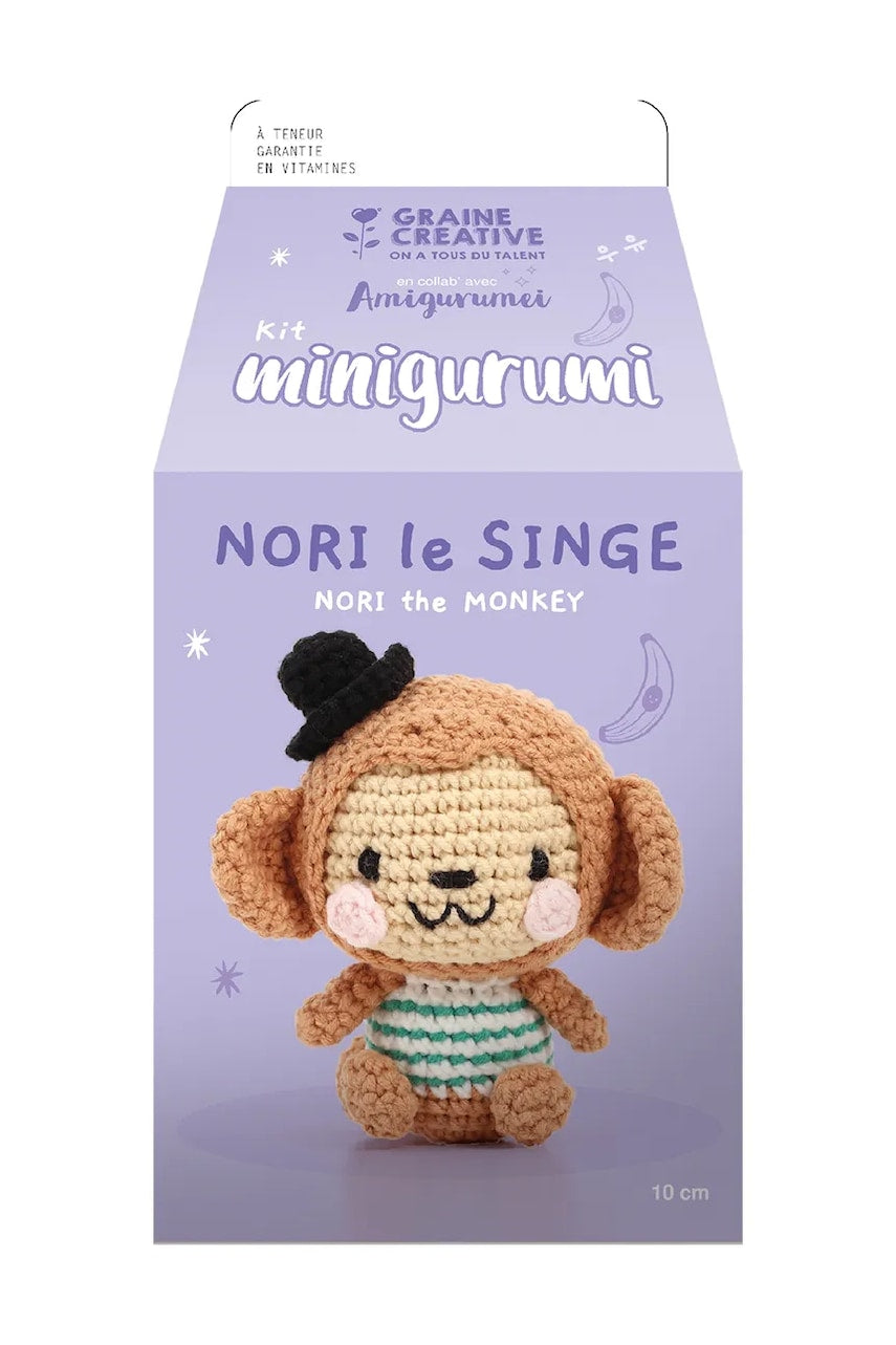 Set za heklanje Graine Creative Kit Minigurami Singe Norki