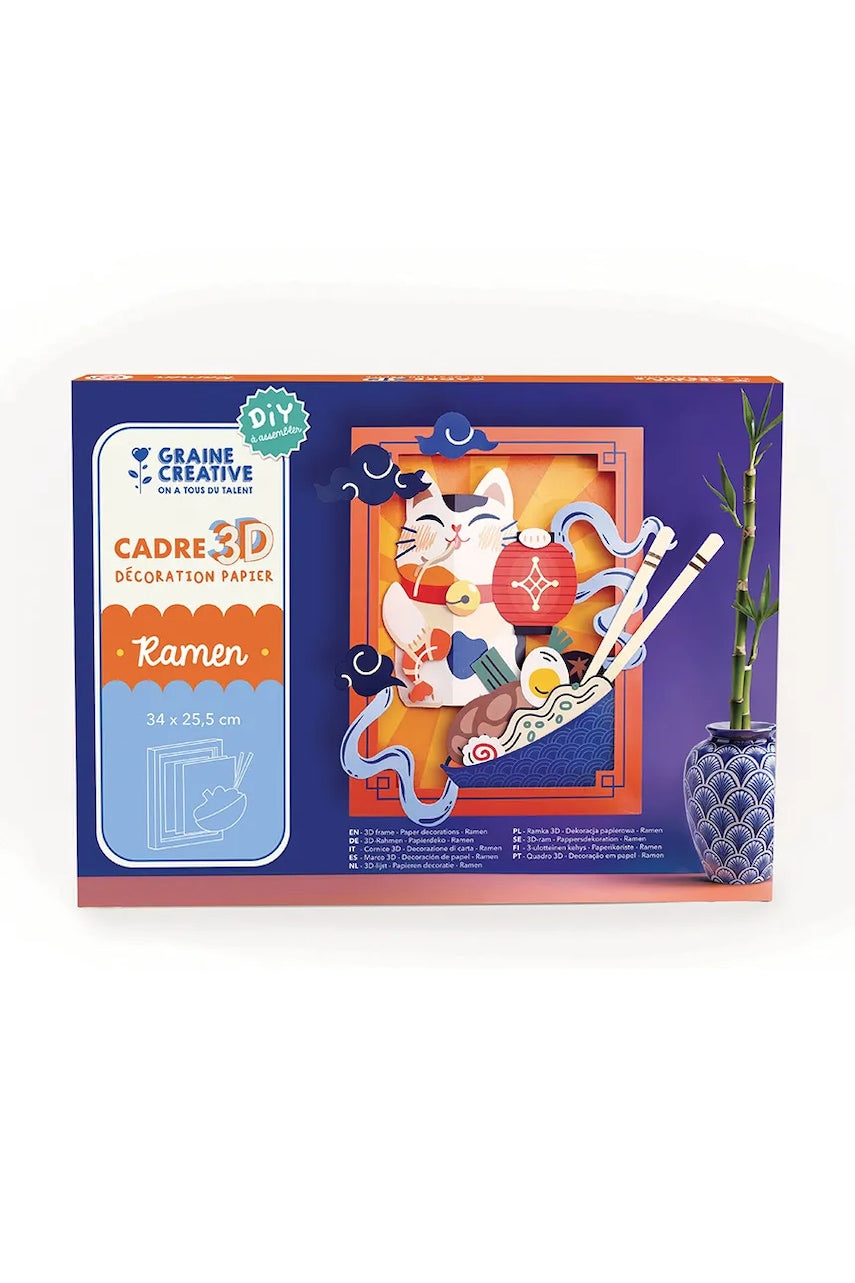 Diy set - 3d okvir Graine Creative Paper Decorations 34 x 25,5 cm