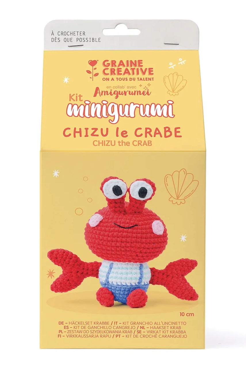 Diy set - maskota za heklanje Graine Creative Kit Amigurumi 10 cm