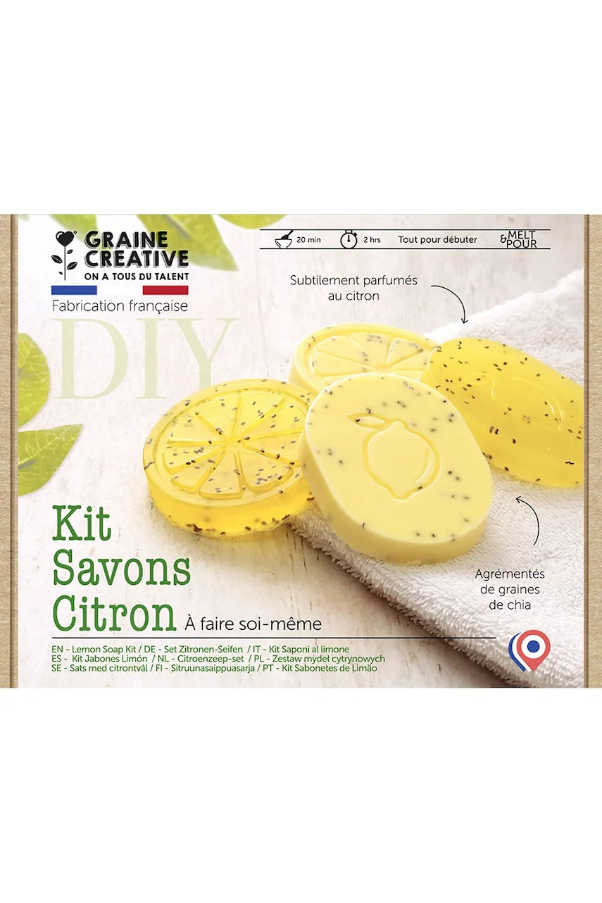 Diy komplet za izdelavo mil Graine Creative Kit Savons Citrons