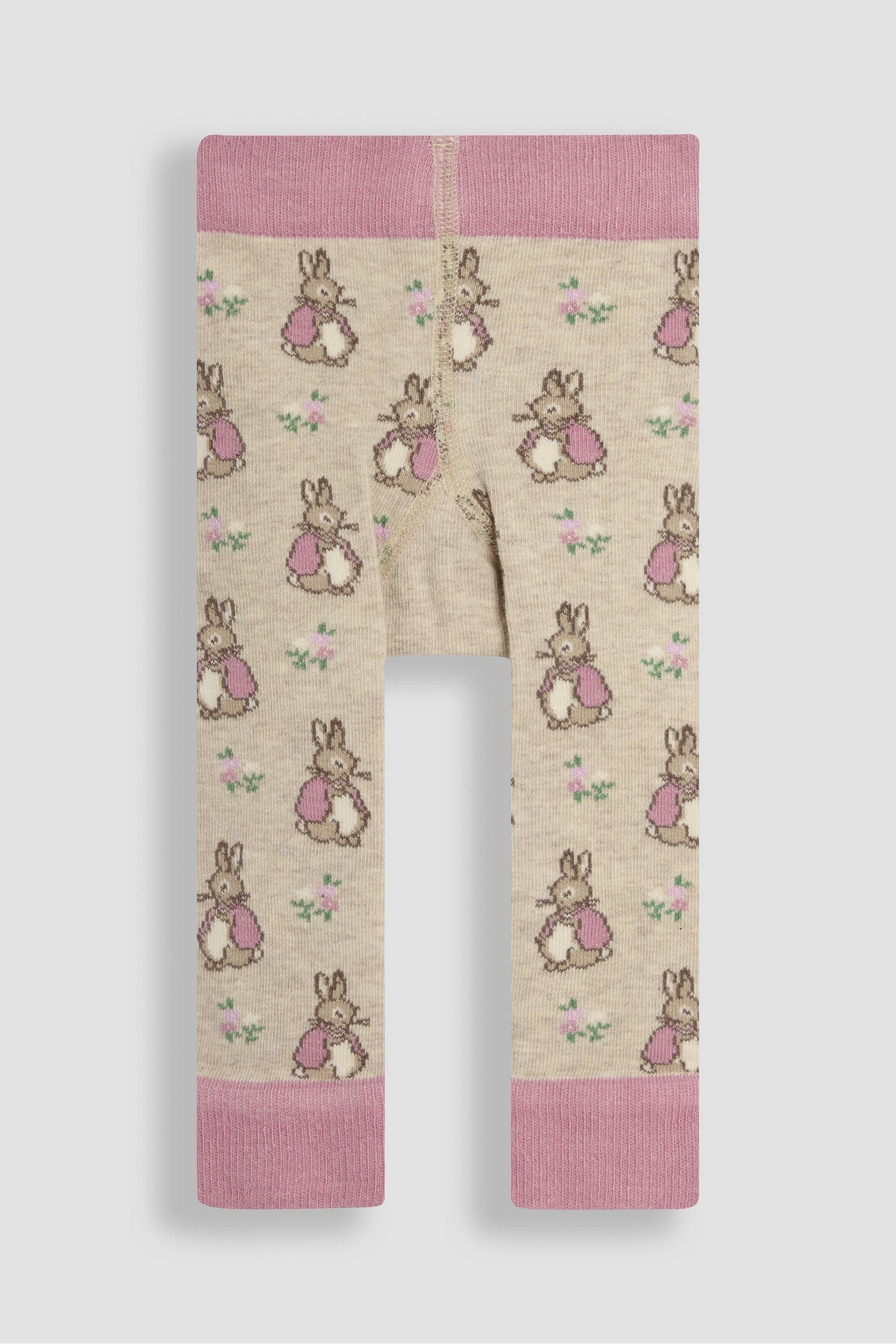 Pink Peter Rabbit Knitted Leggings 6-12 Mths Matron Inn