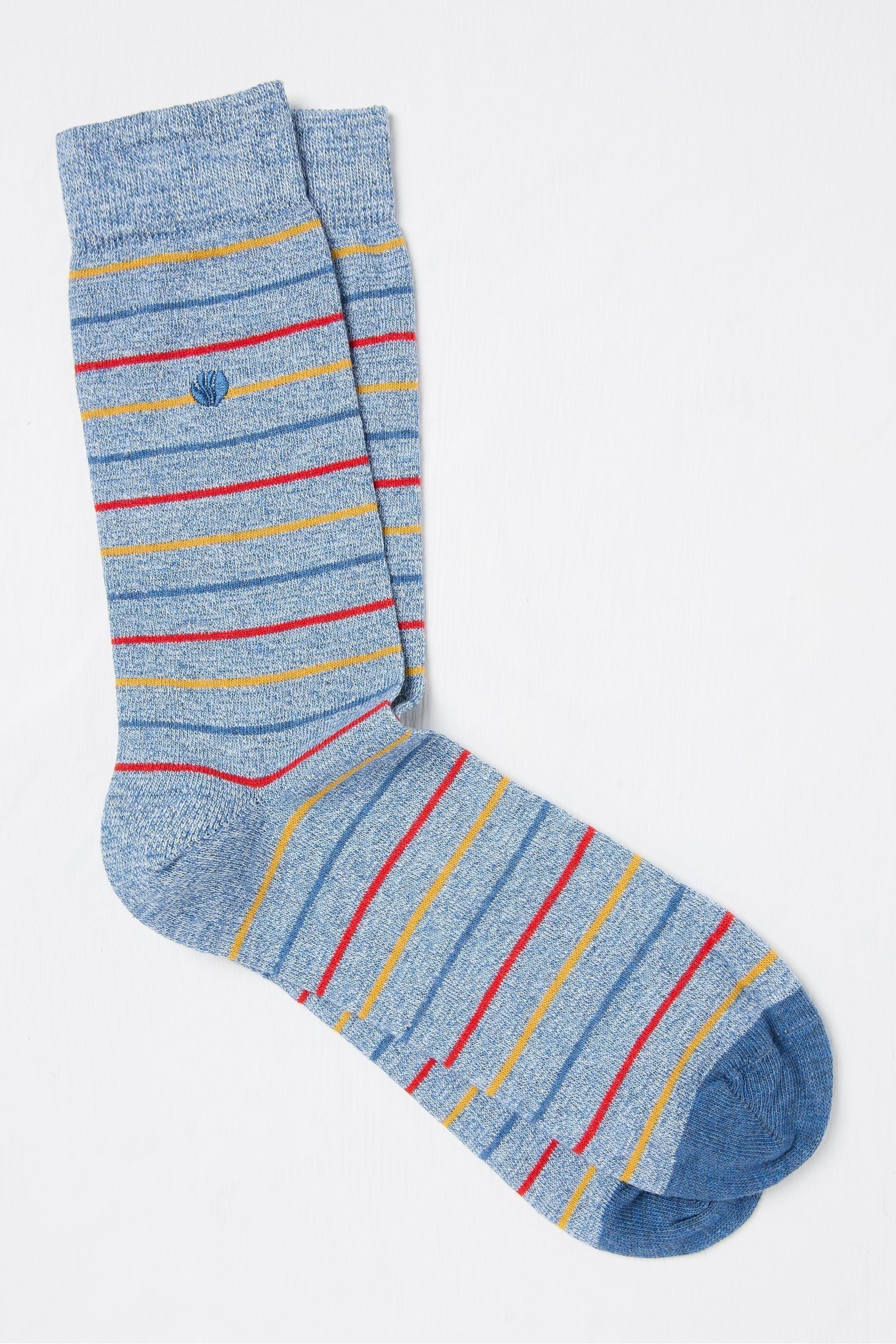 Fat Face - Blue Stripe Socks