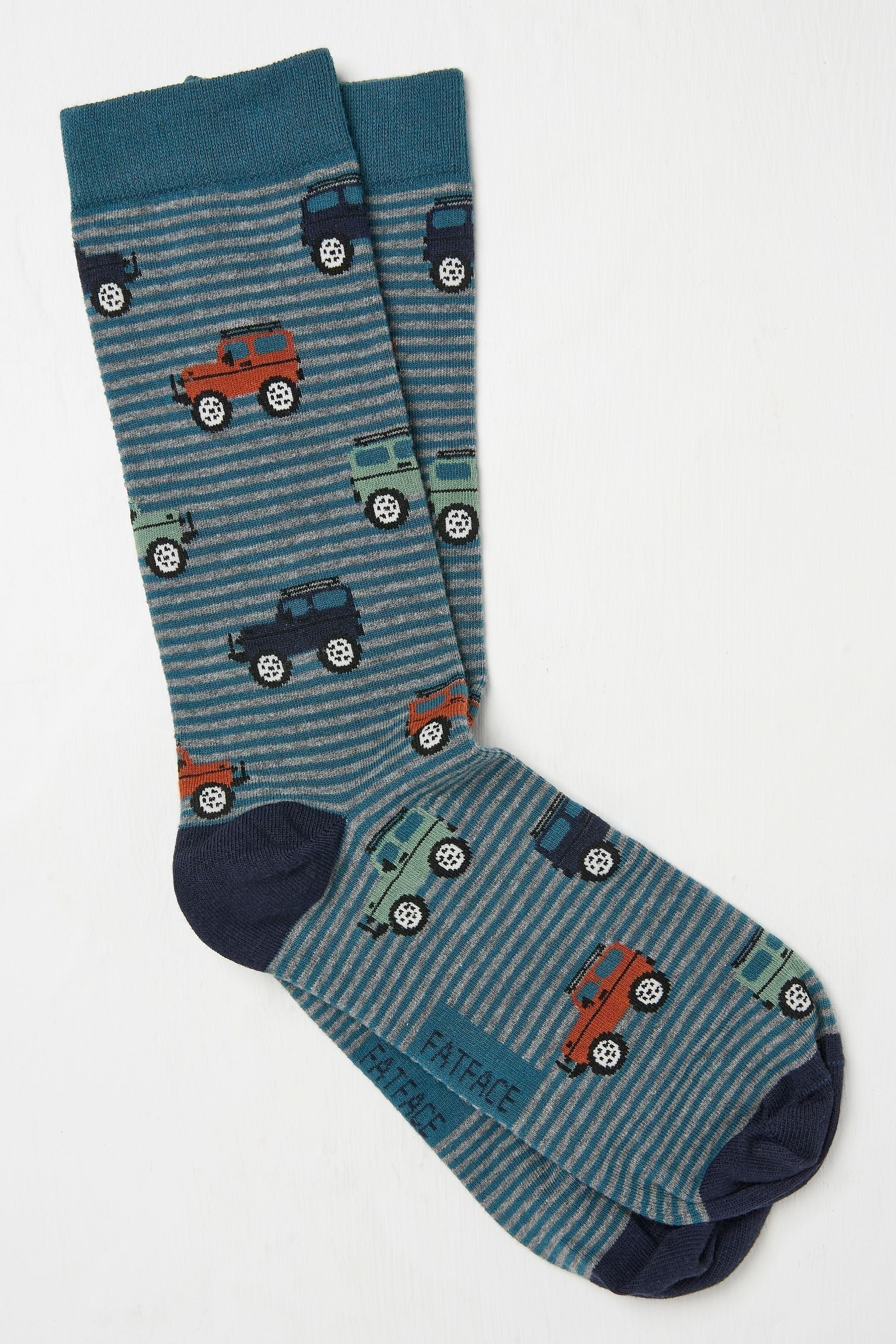 Fat Face - Blue Teal Off Roader Socks