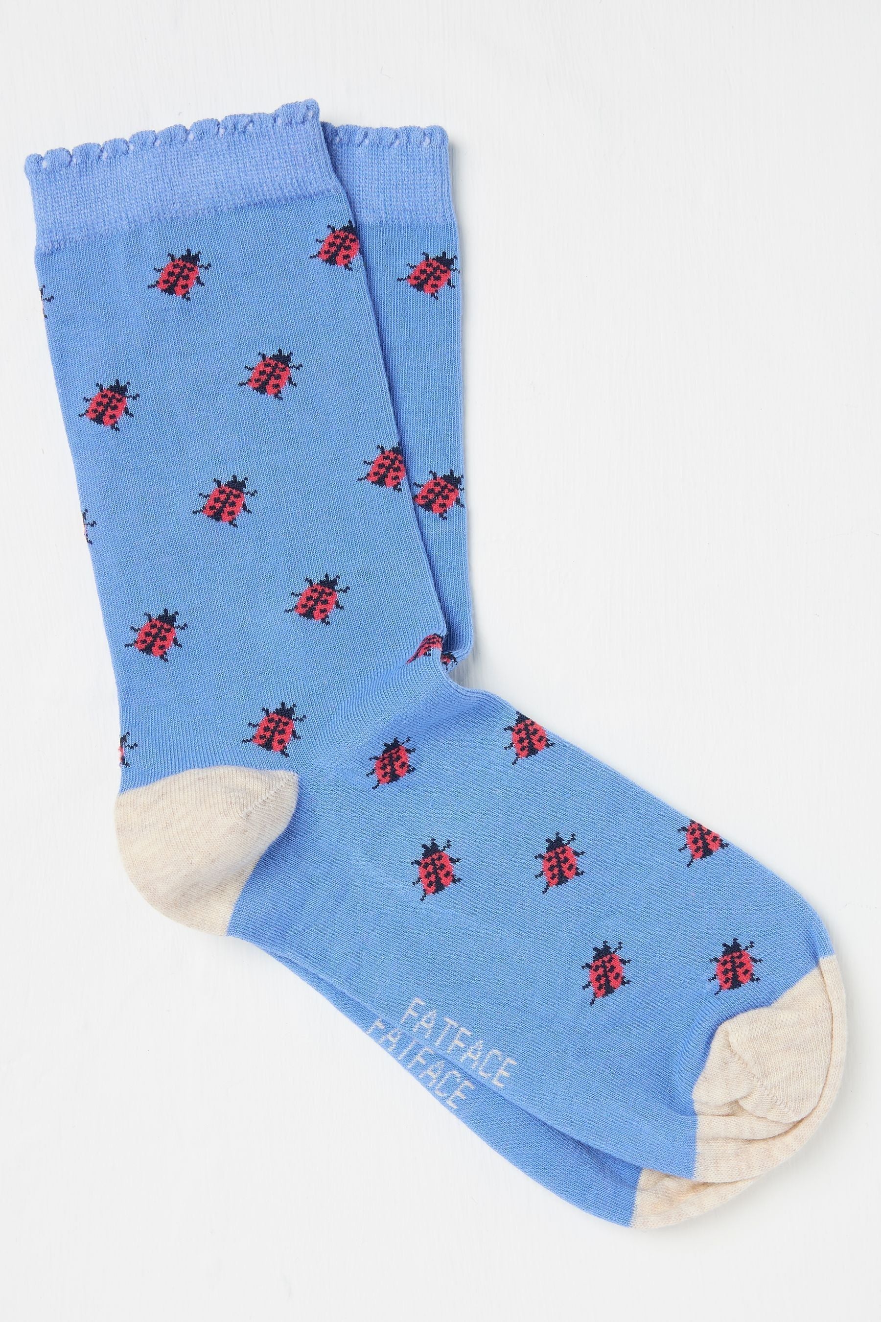 Fat Face - Blue Ladybird Women's Socks