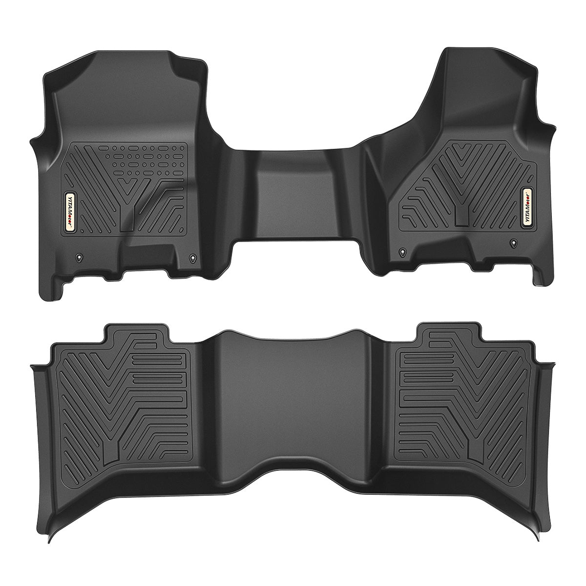 YITAMOTOR® Floor Mats For 12-18 Dodge Ram 1500-2500-3500 Crew Cab,19-24 Ram 1500 Classic Crew Cab