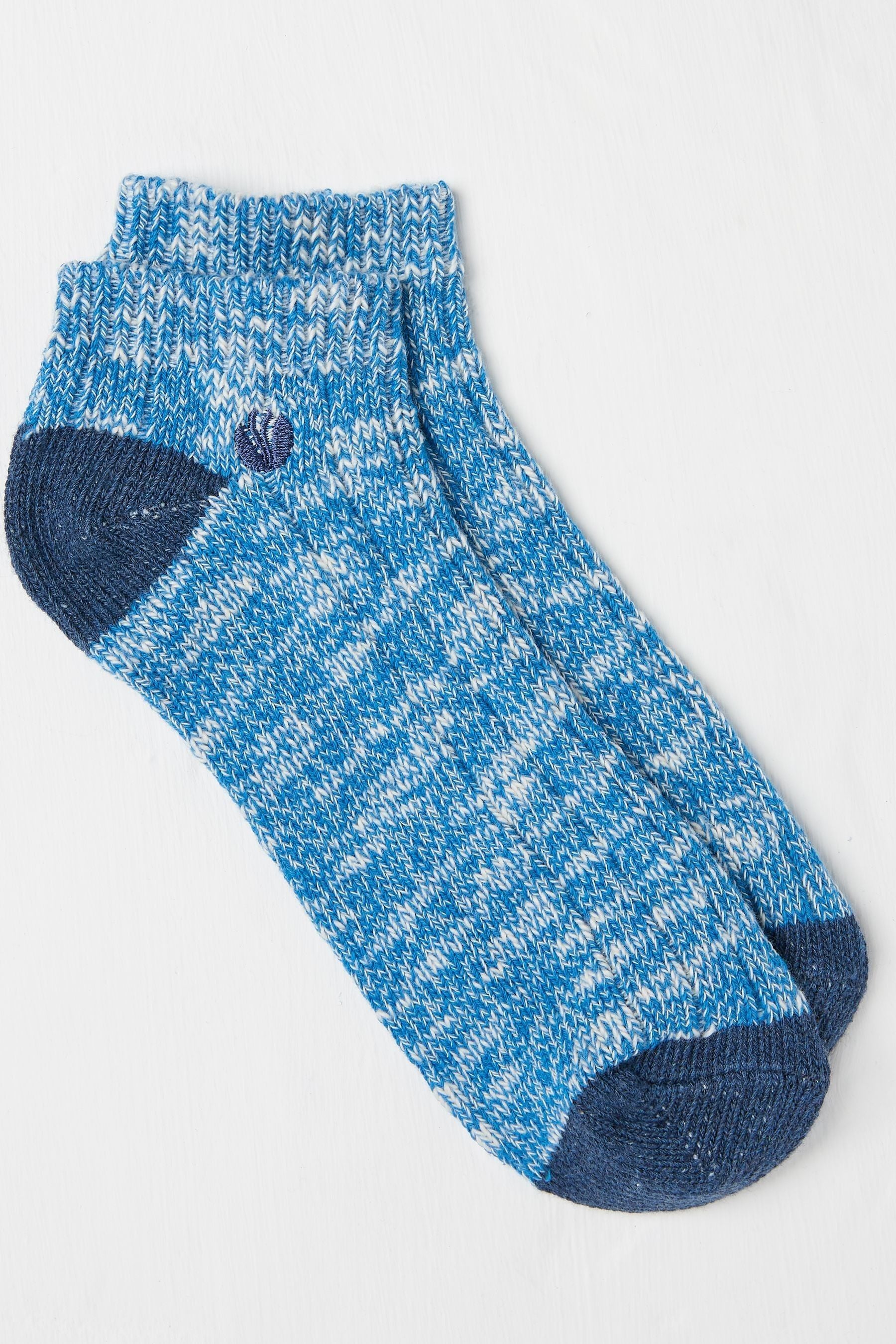 Fat Face - Blue Trainer Socks