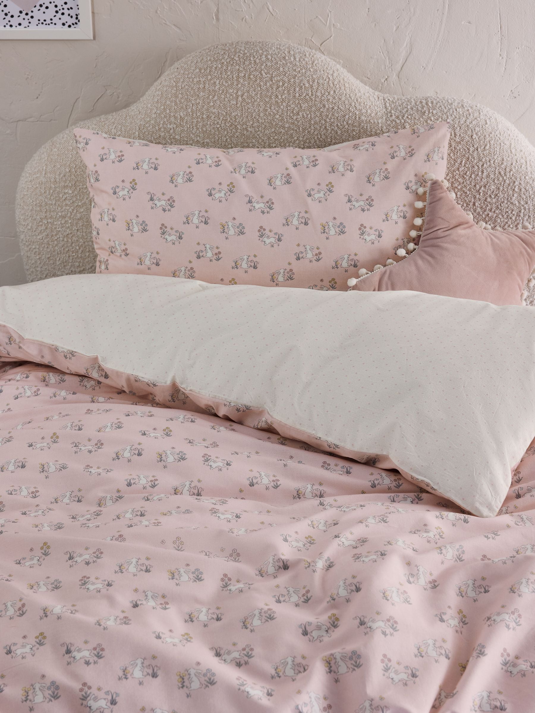 Bunny Meadow 180 Thread Count Duvet Cover and Pillowcase Set SINGLE