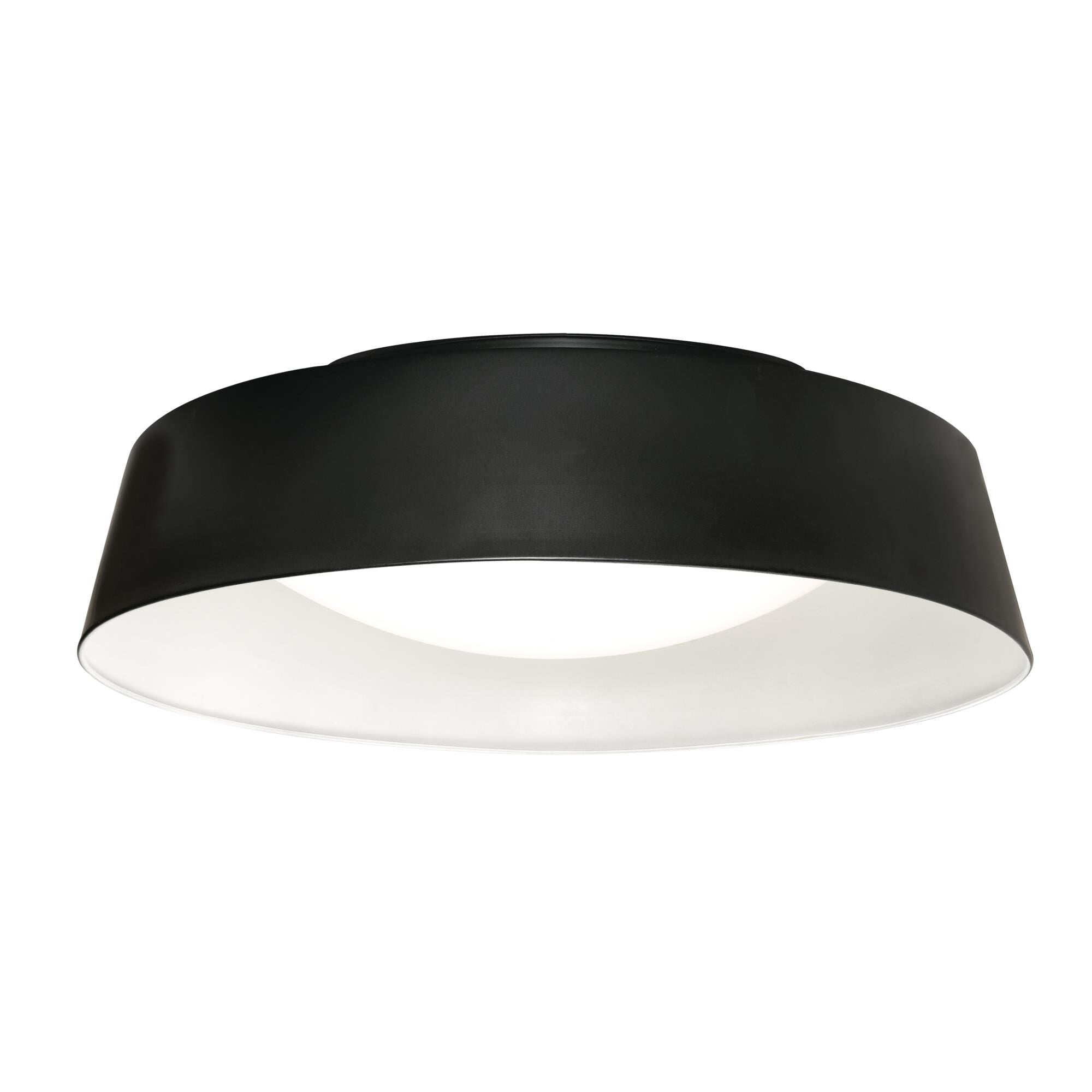 AFX Lighting Duncan 19 Inch 1 Light LED Flush Mount Duncan - DUNF20LAJUDBKWH - Art Deco