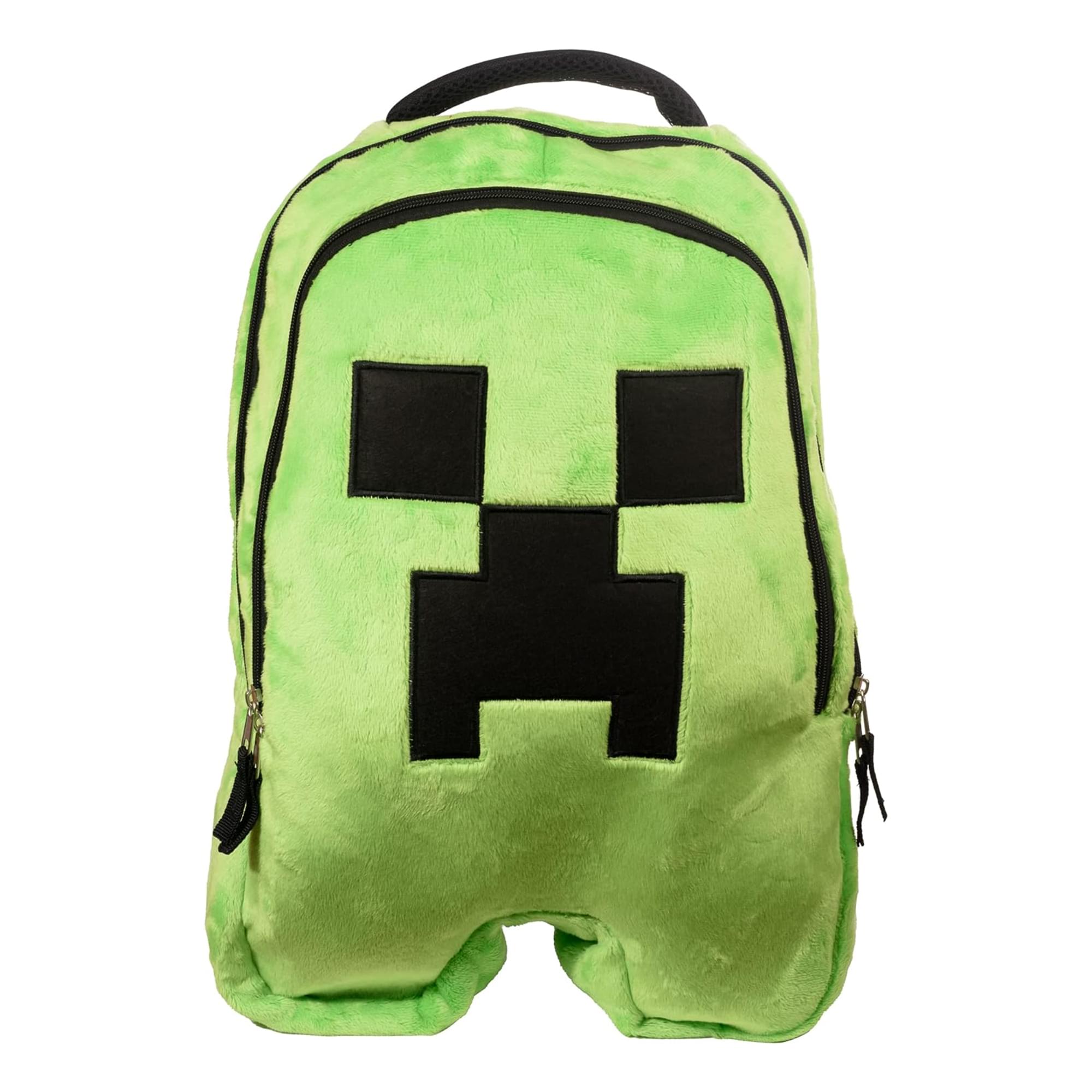 Minecraft Creeper 16 Inch Plush Kids Backpack