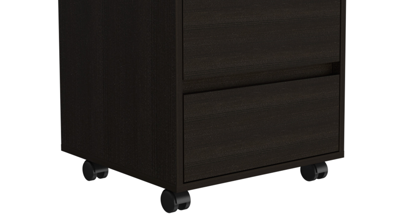 Depot EShop Ibero 3 Drawer Filing Cabinet,Four Casters,Three Drawers: Filing Cabinet