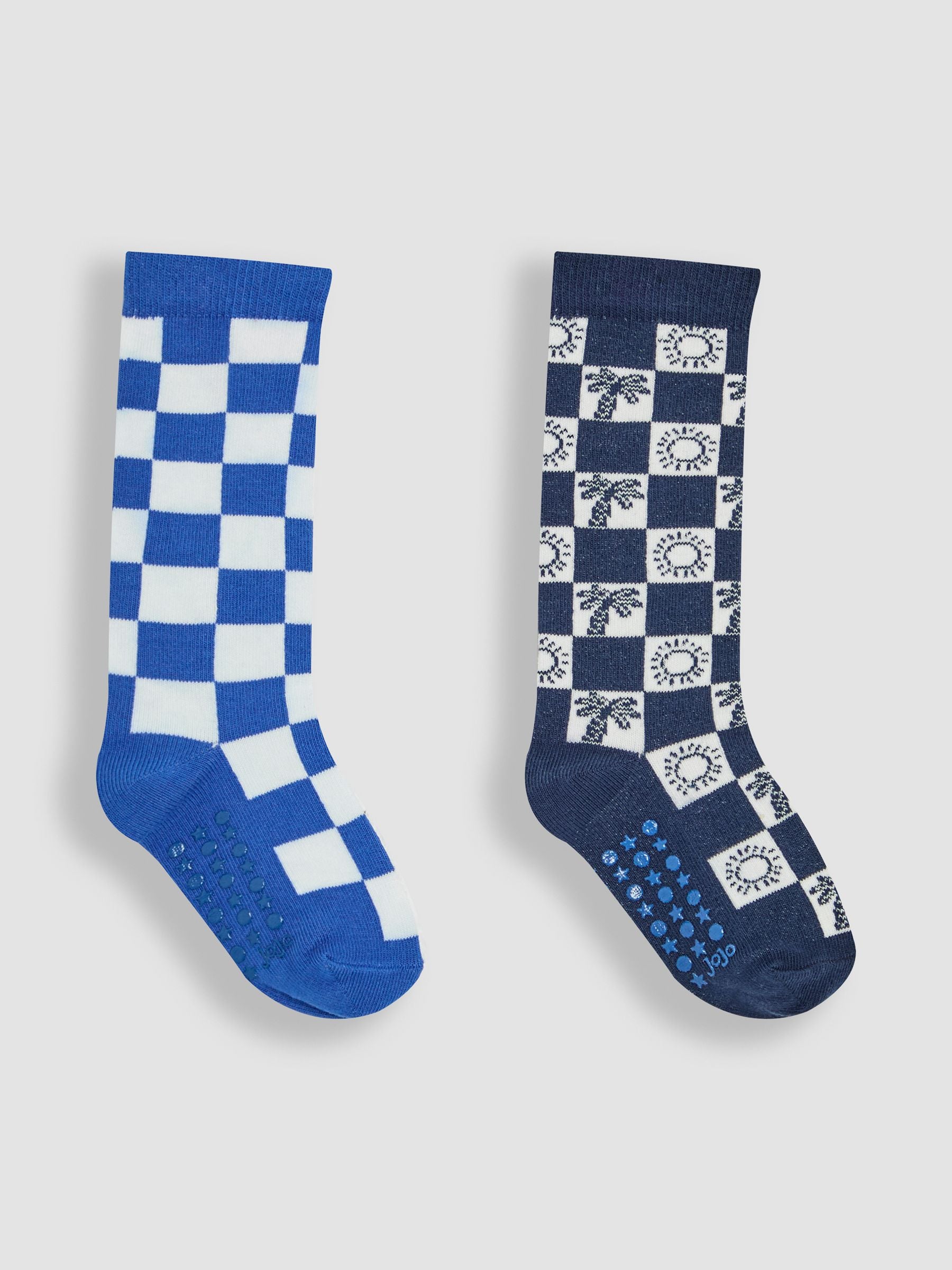Check 2-Pack Checkerboard Socks 2-4 Yrs