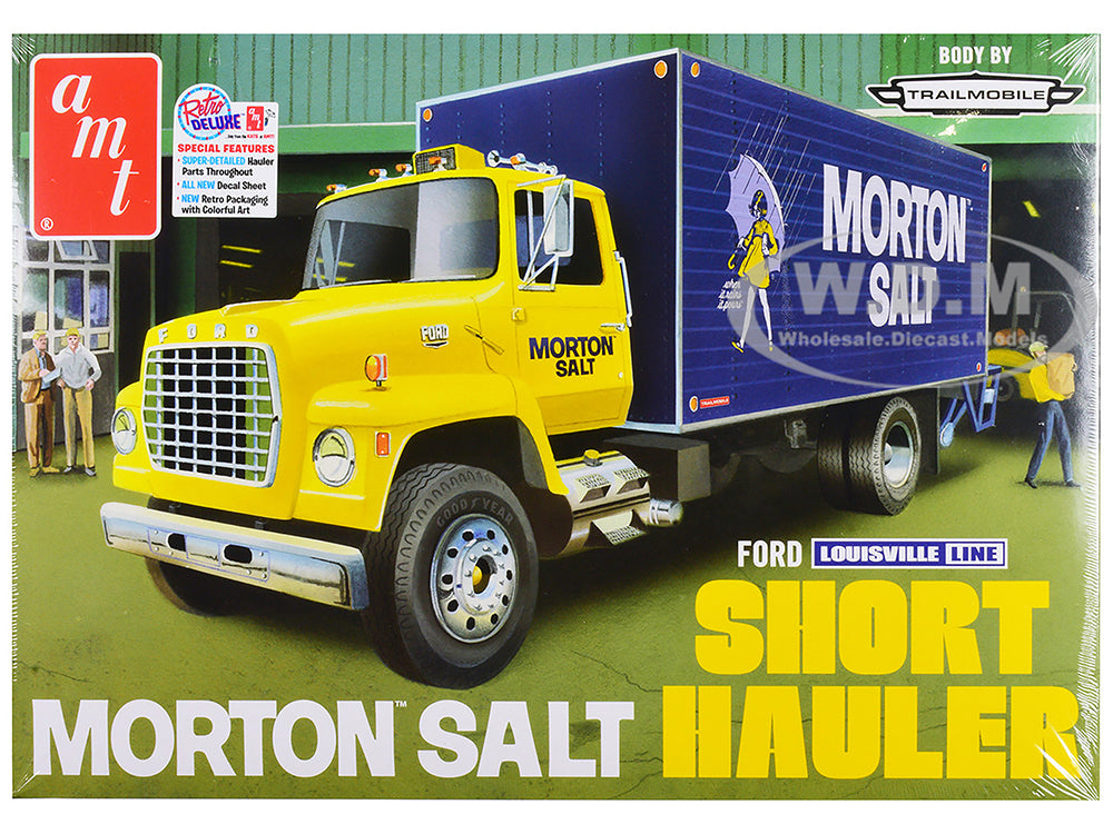 Skill 3 Model Kit Ford Louisville Line Short Hauler "Morton Salt" 1-25 Scale Model by AMT