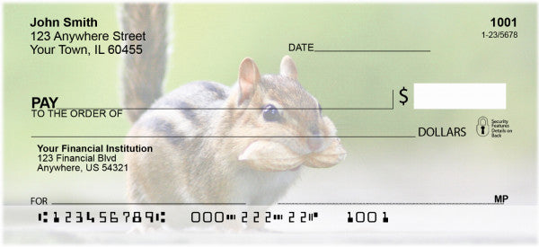 Chipmunks Everywhere Personal Checks