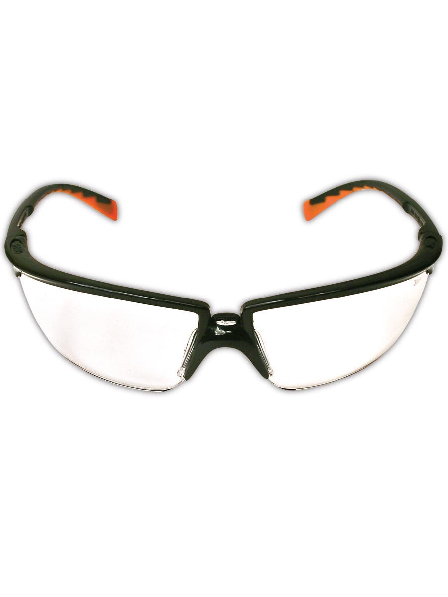 3M Privo Protective Eyewear with Black Frame and Clear Anti-Fog Lens