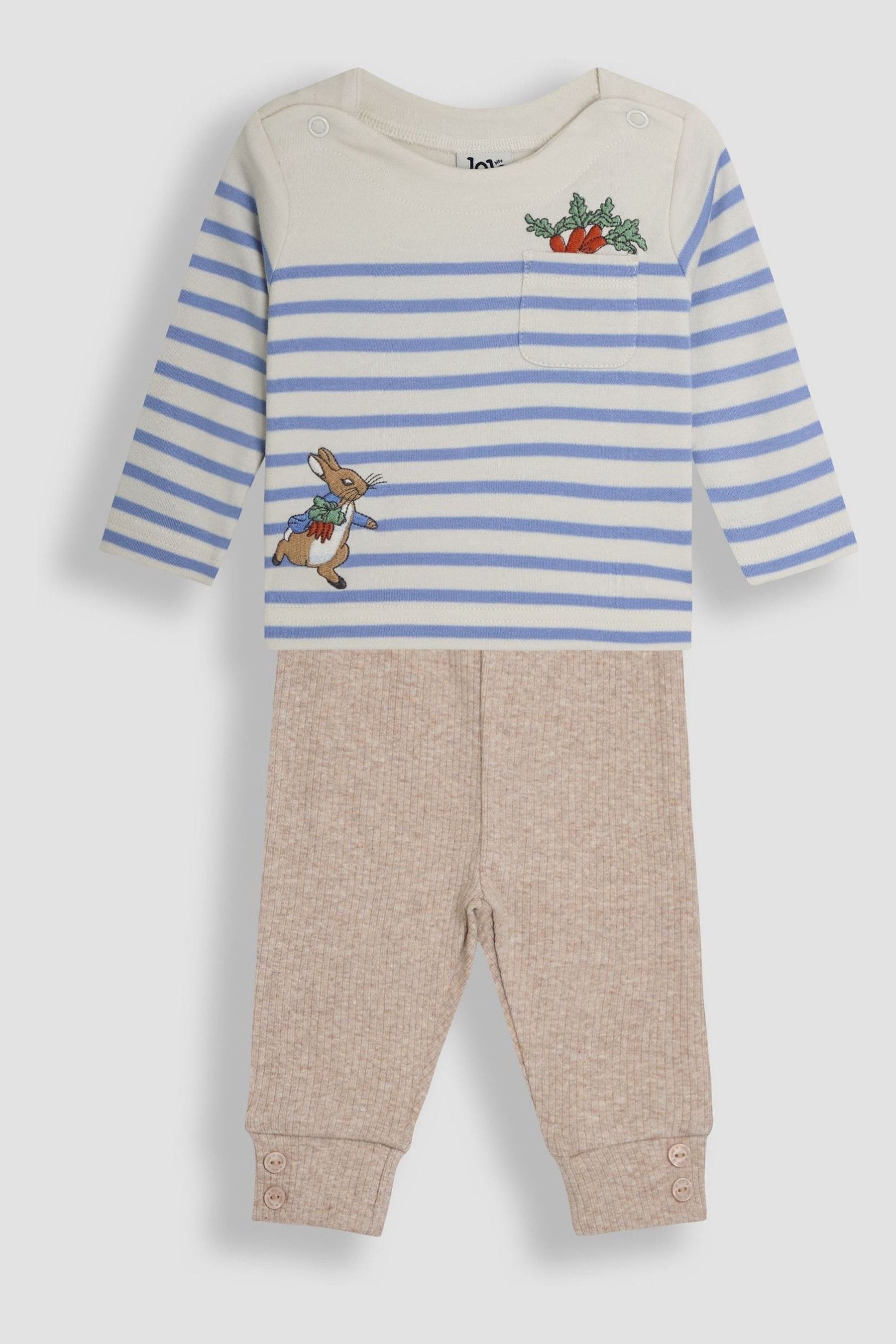Ecru 2-Piece Peter Rabbit Top & Rib Legging Set 6-12 Mths Matron Inn