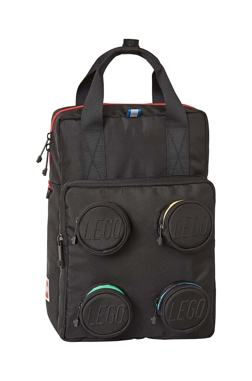 Otroški nahrbtnik Lego črna barva