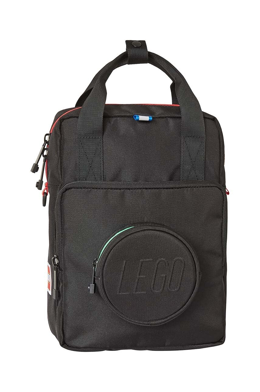 Dječji ruksak Lego boja: crna, mali, bez uzorka