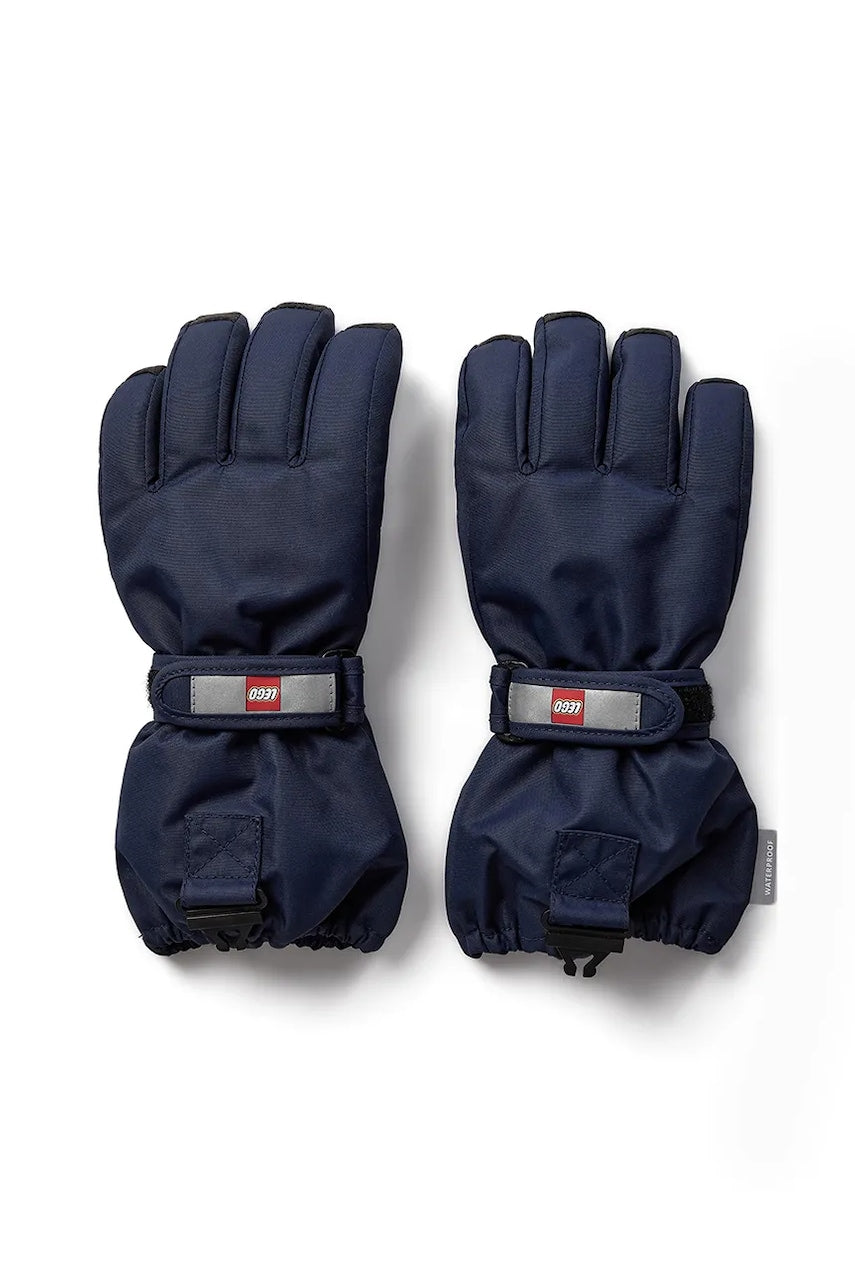 Otroške rokavice Lego Wear rjava barva