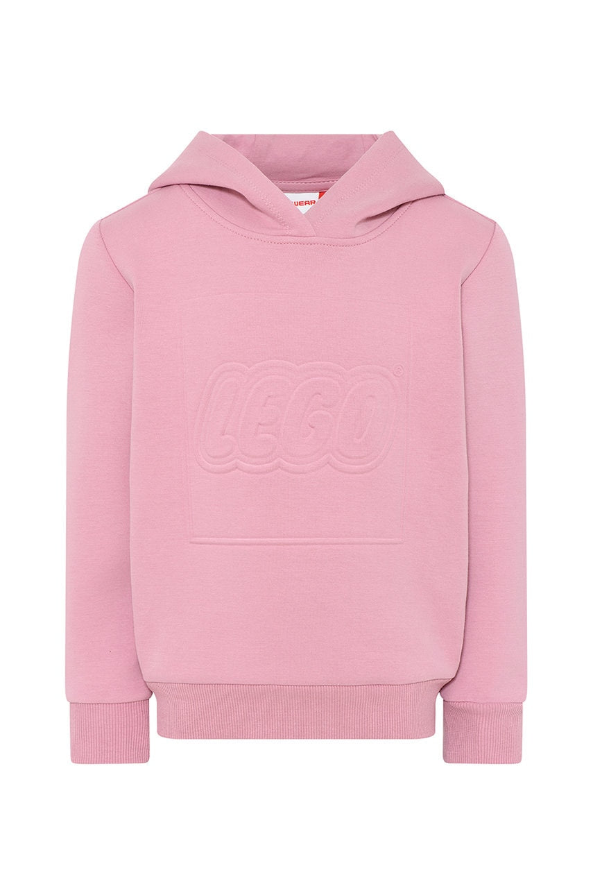 Dječja dukserica Lego Wear boja: ružičasta, s kapuljačom, glatka