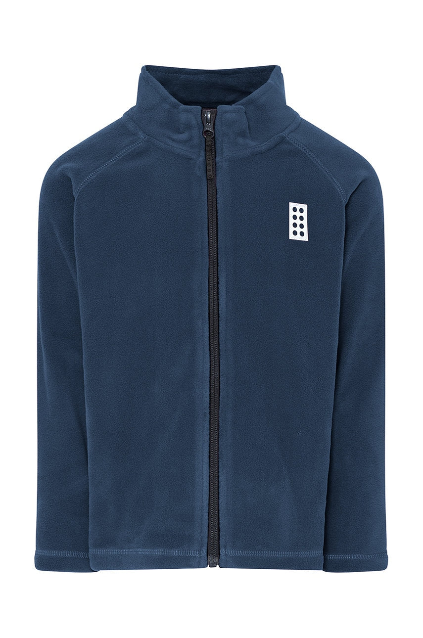 Dječja dukserica Lego Wear boja: tamno plava, glatka