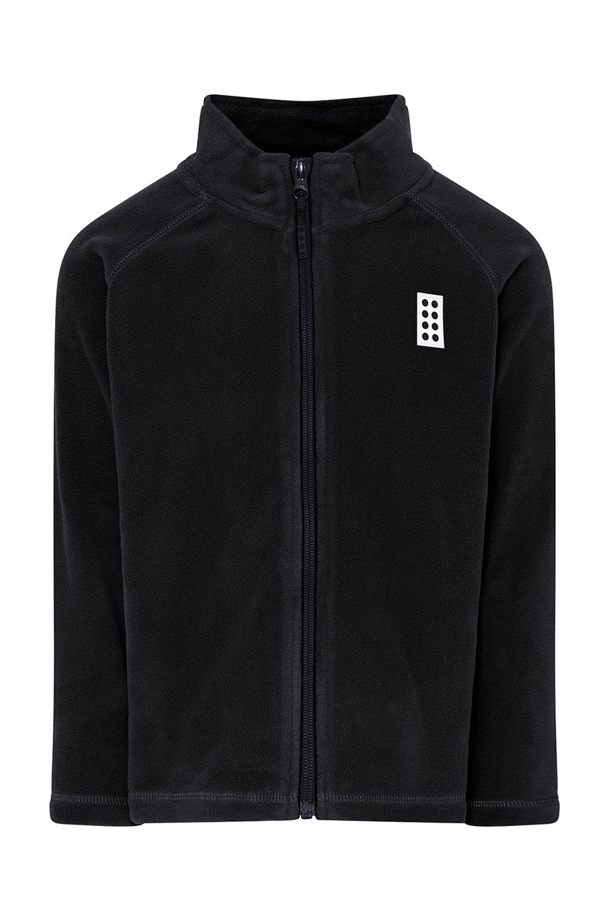 Dječja dukserica Lego Wear boja: crna, glatka