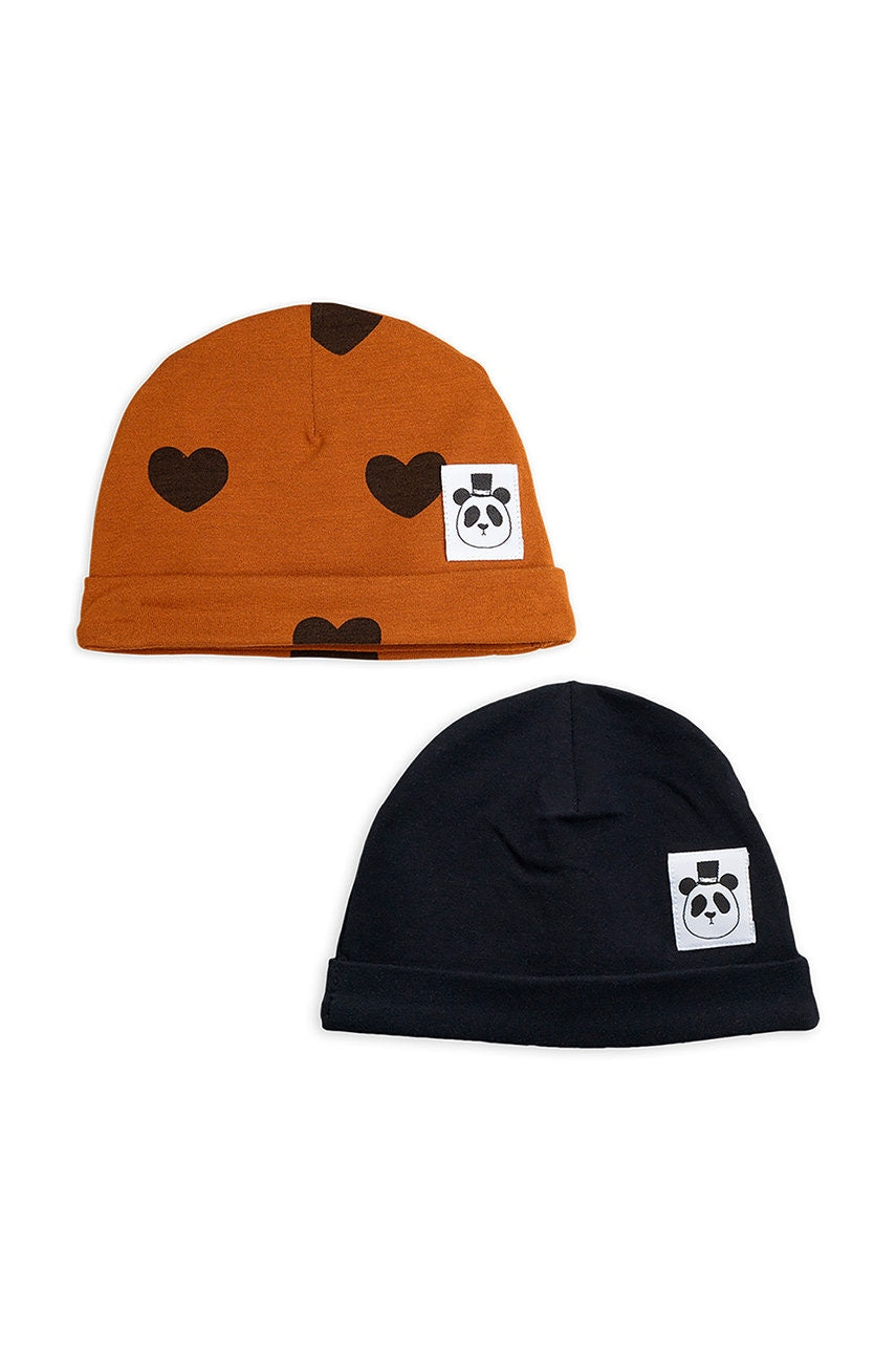 Dječja kapa Mini Rodini boja: smeđa, od tanke pletenine