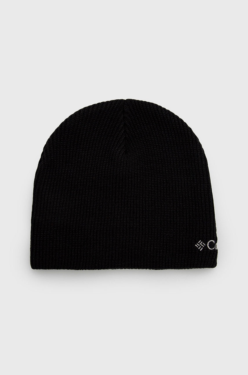 Kapa Columbia boja: crna, od tanke pletenine