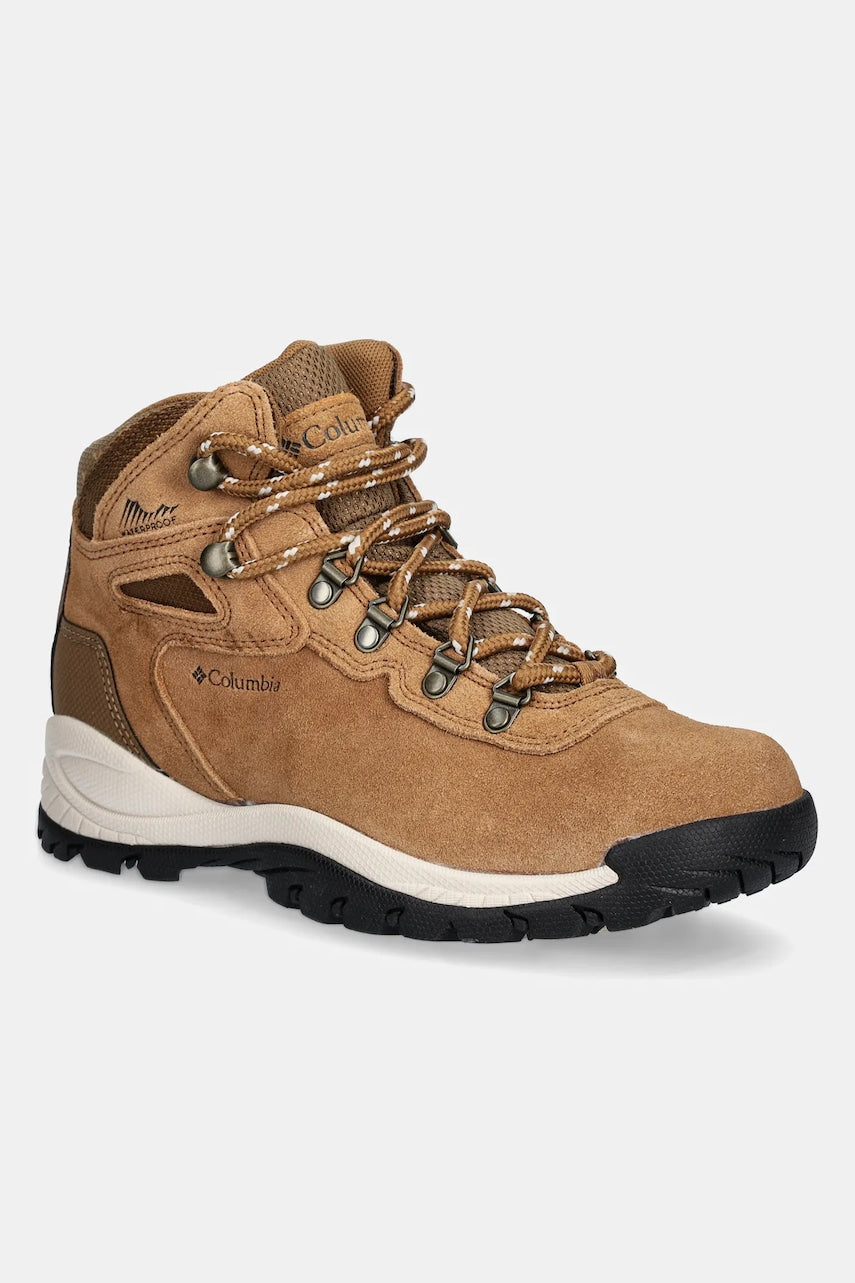 Cipele Columbia Newton Ridge Plus Waterproof za žene, boja: smeđa