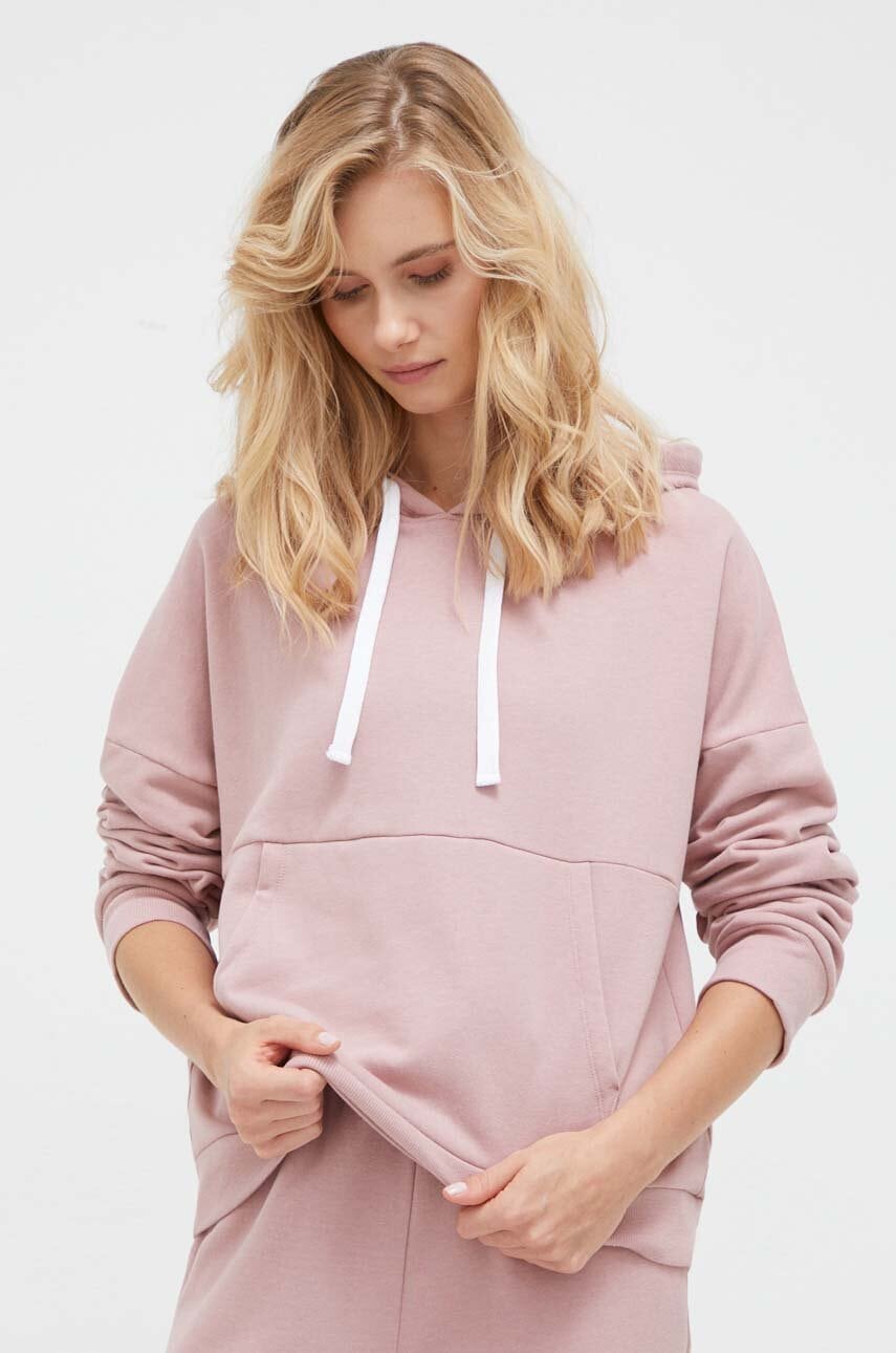 Pulover za spanje Dkny ženska, roza barva