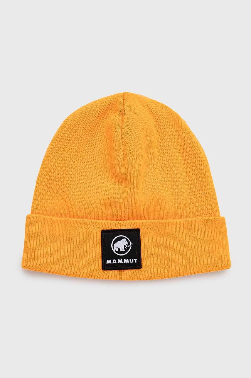 Kapa Mammut Fedoz boja: narančasta, od tanke pletenine