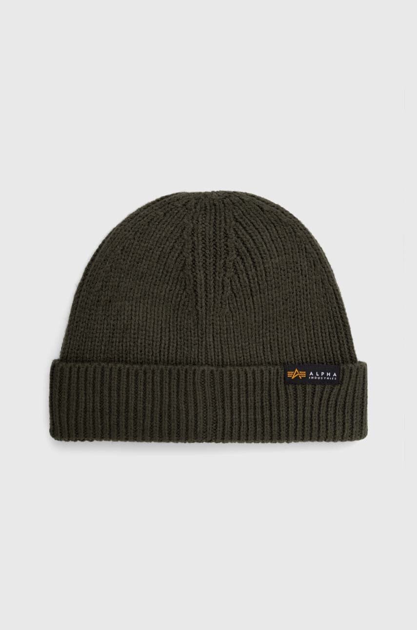 Kapa Alpha Industries Dockers Beanie boja: zelena, od tanke pletenine 138905.142