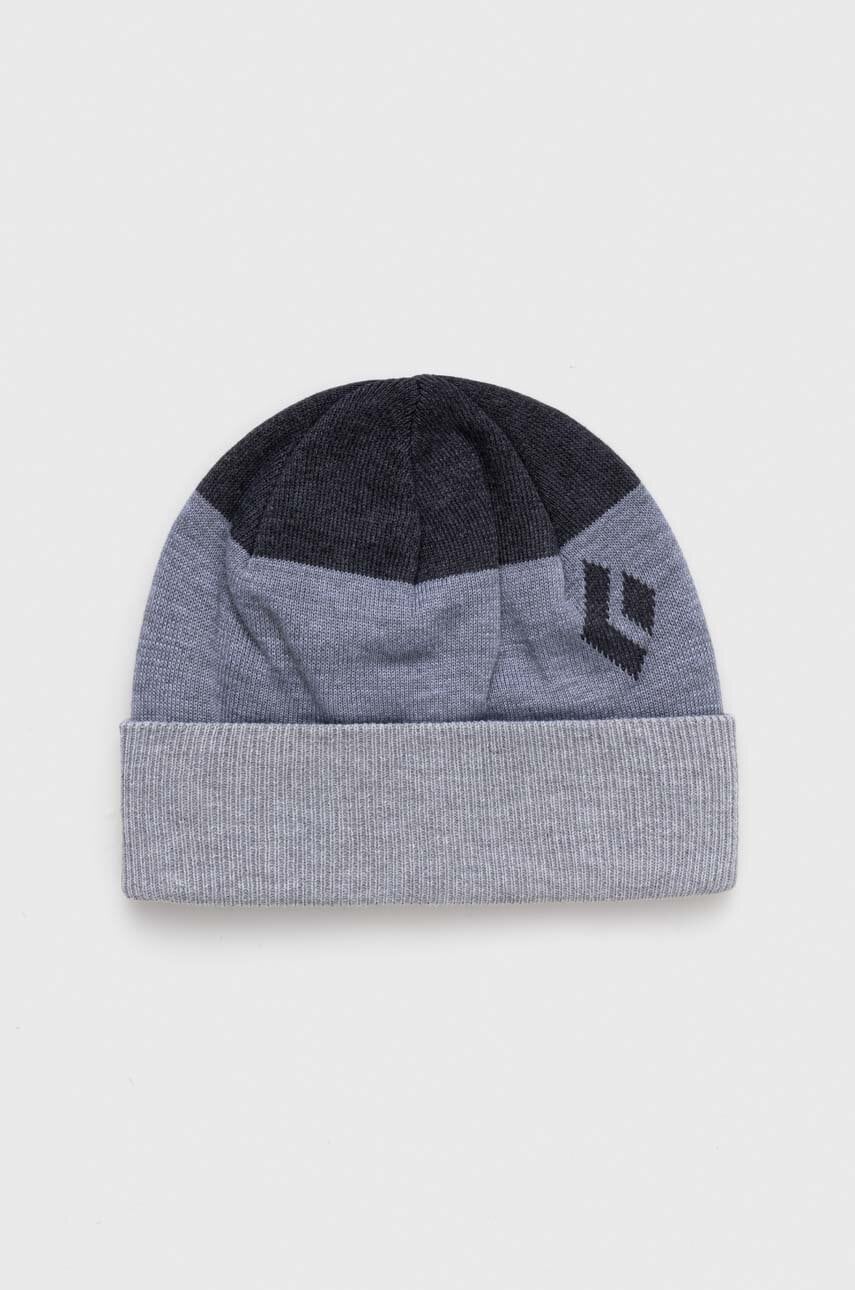 Kapa Black Diamond boja: siva, od tanke pletenine