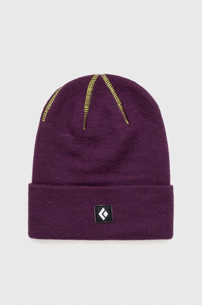 Kapa Black Diamond boja: ljubičasta, od tanke pletenine