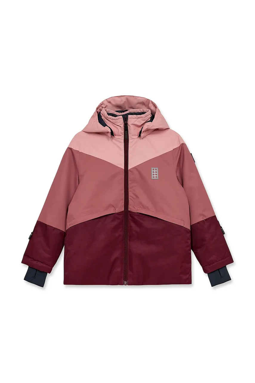 Otroška smučarska jakna Lego roza barva