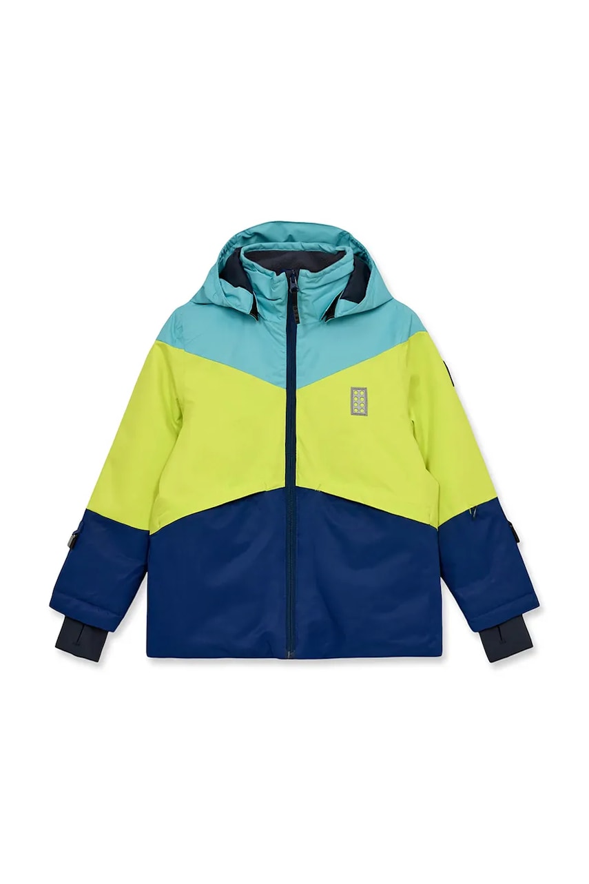 Otroška smučarska jakna Lego mornarsko modra barva