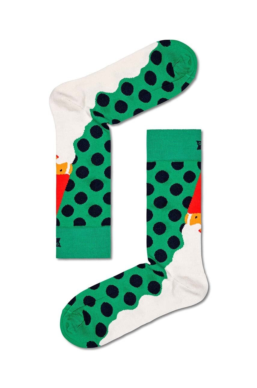 Nogavice Happy Socks Christmas zelena barva